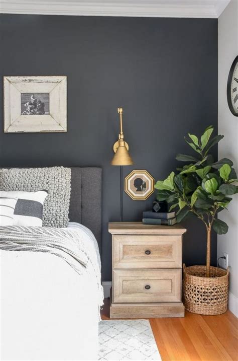 40+ The Best Dark Grey Wall Paint Color Ideas For Your Bedroom | Blue ...