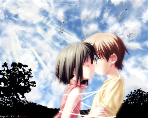 [47+] Anime Kissing Wallpaper on WallpaperSafari
