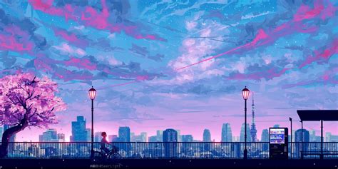 4k Anime Landscape Wallpapers | Papel de parede pc, Papel de parede do ...