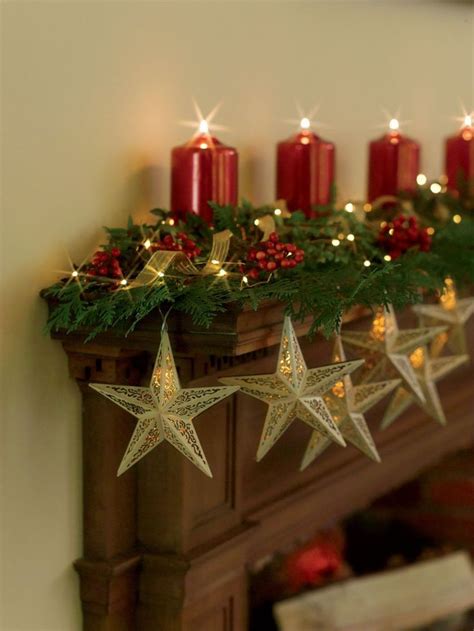 5 1 ideas para decorar la chimenea por Navidad | Navidad ...