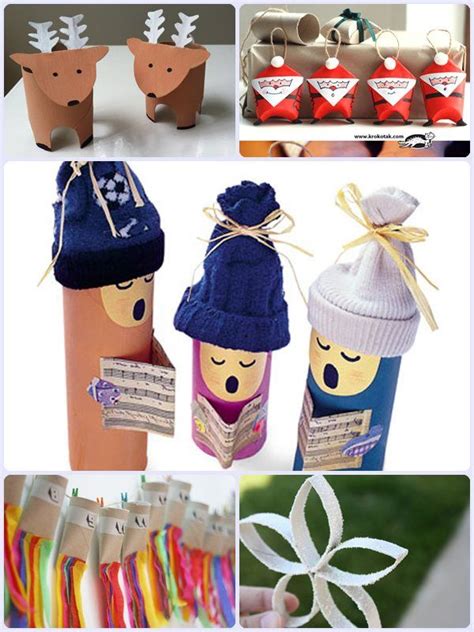 5 adornos de Navidad caseros con tubos de cartón | Navidad ...