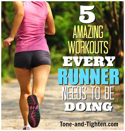 5 Best Workouts For Runners | Tone and Tighten