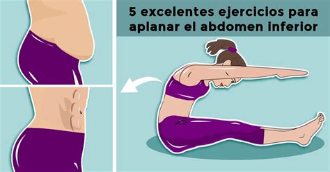 5 ejercicios fantásticos para aplanar el abdomen inferior