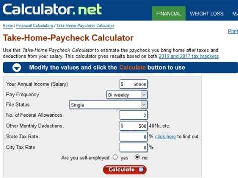 5 Free Salary Calculator Websites with State Tax Calculations