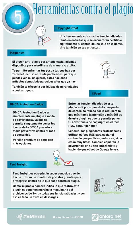 5 herramientas contra el plagio #infografia #infographic #internet TICs ...