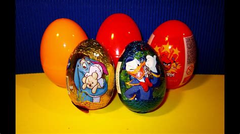 5 kinder surprise eggs, kinderägg, kindersupreis ...