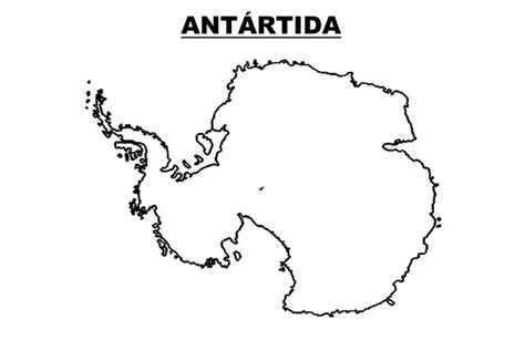 5 Mapas da Antártida para Colorir e Imprimir   Online ...