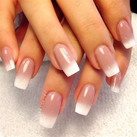 50 Amazing French Manicure Designs   Cute French Nail Arts ...