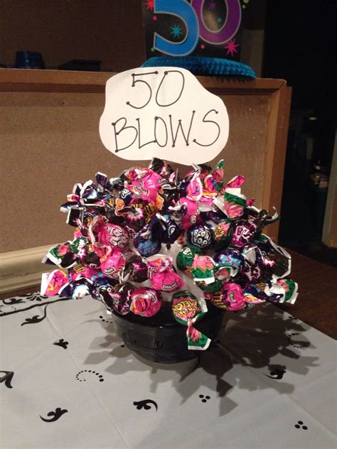 50 Blows bouquet   for a 50th birthday party/gift | Party ...
