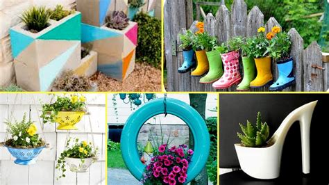50 + Creative Garden Flower Pot Ideas 2017   Creative DIY ...