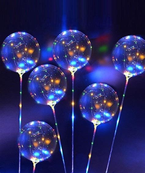 50 Globos Gigante Con Luces Led Fiestas Cotillon Video ...