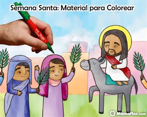 +50 Recursos para Semana Santa: Dibujos para Pintar y Colorear ...