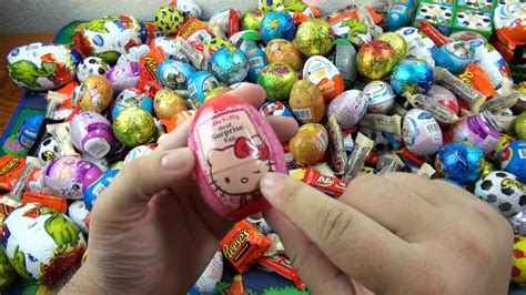 50 Surprise Eggs Unwrapping Kinder Surprise | Kinder surprise, Surprise ...