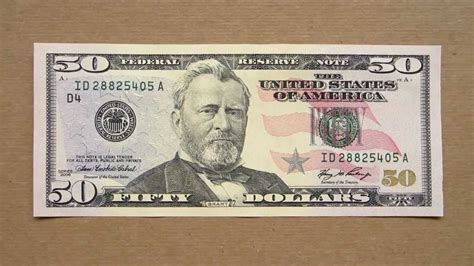 50 US Dollars Banknote  Fifty US Dollars / 2006 , Obverse ...