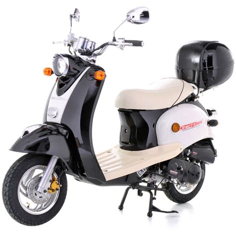 50cc Scooter   Buy Direct Bikes Retro 50cc Scooters Black ...
