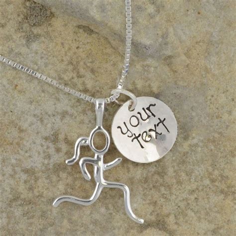 5K love it!! | Running jewelry, Running necklace, Personalized charms