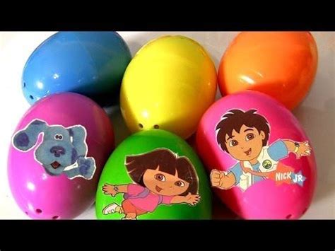 6 Nickelodeon Surprise Eggs Diego Backyardigans Blue s ...