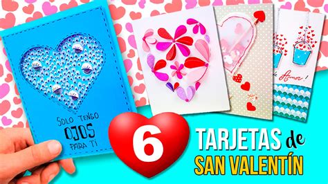 6 ORIGINALES Tarjetas San Valentin FÁCILES de PINTEREST ...