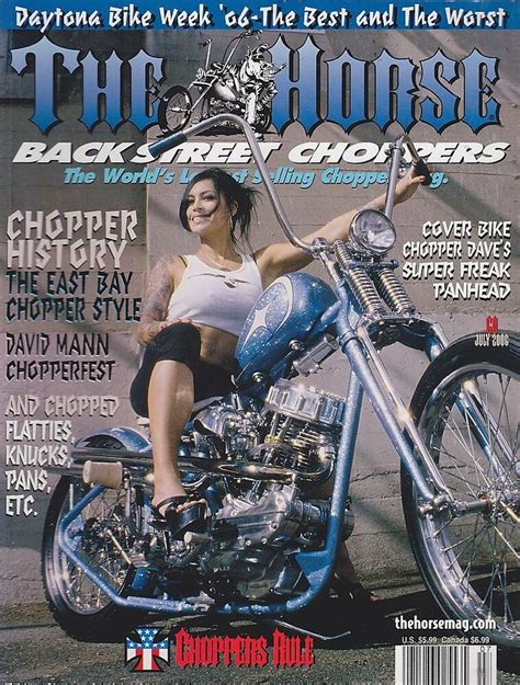 #60 THE HORSE BACKSTREET CHOPPERS motorcycle magazine | eBay