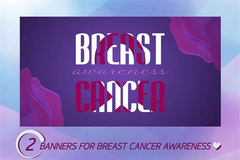 7 banners for breast cancer awareness.  896418  | Flyers | Design Bundles