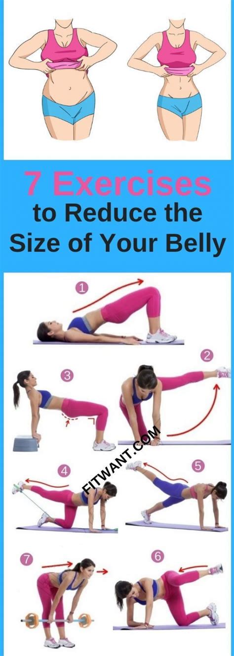 7 Exercises to Reduce the Size of Your Belly #coreworkout ...