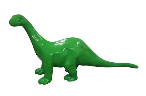 7 Ft Long Dinosaur  Sinclair Green  Aluminum Outdoor Decor ...