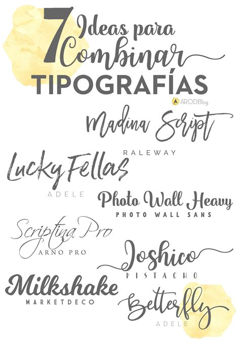 7 ideas para combinar tipografías   A2 ROD