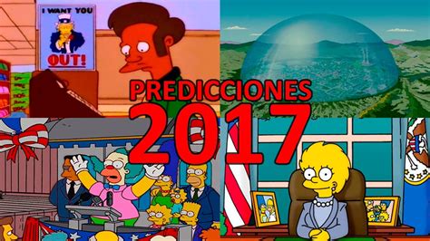 7 PREDICCIONES DE LOS SIMPSONS PARA 2017   YouTube