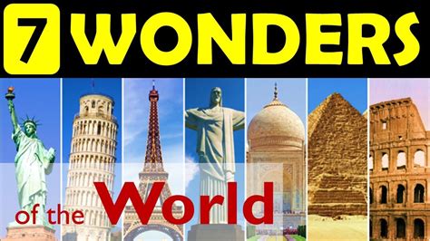 7 wonders of the World | Update your General Knowledge ...