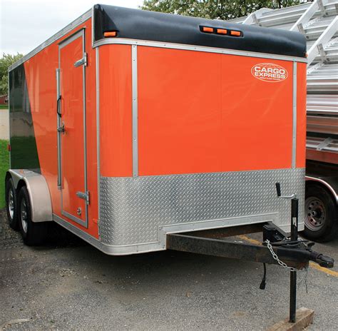 7 x14  Enclosed Utility & Motorcycle Trailer Rental: Iowa City