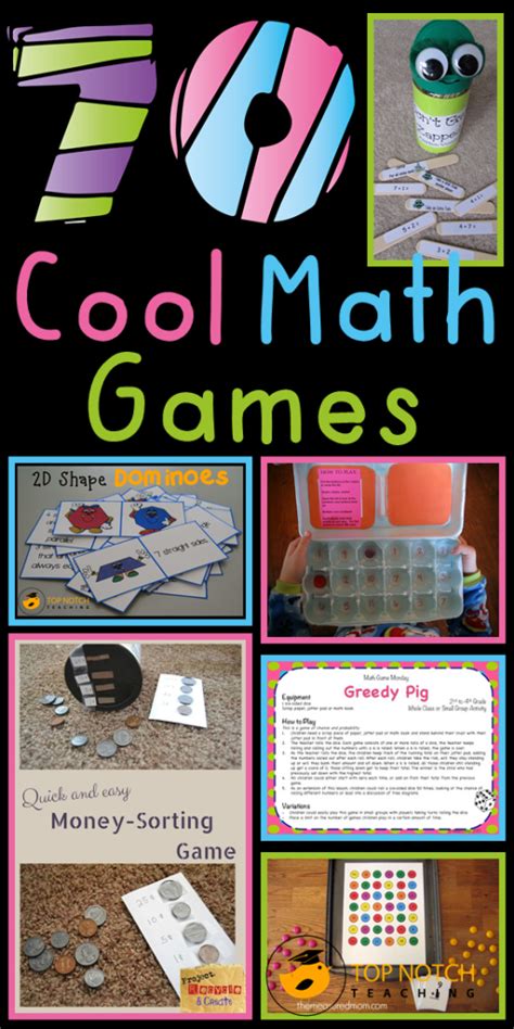 70 Cool Math Games | Top Notch Teaching