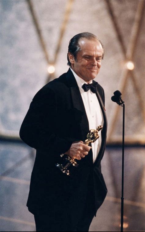 70th Oscars 1997 / Jack Nicolson with his best actor oscar ...