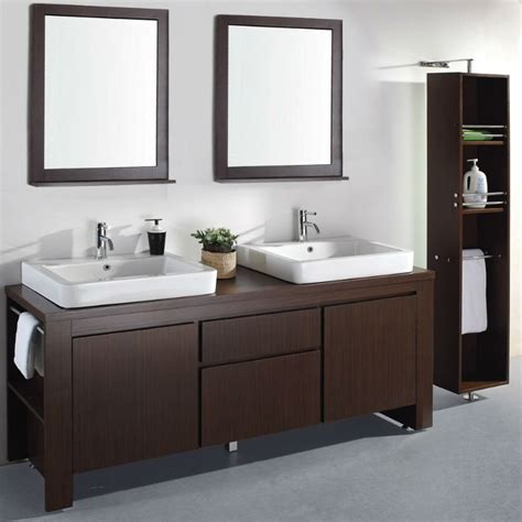 72   doble lavabo moderno muebles de baño espresso  mb 010 ...