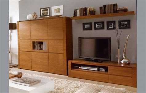 740 Modular para salón en madera de roble | Muebles ...