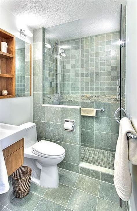 75+ Beautiful Small Bathroom Shower Remodel Ideas | Small ...