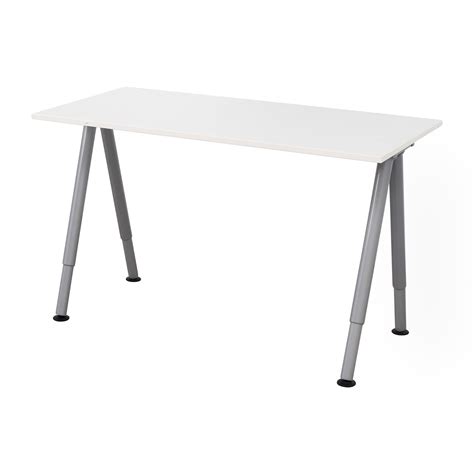 79% OFF   IKEA IKEA Thyge White Desk / Tables