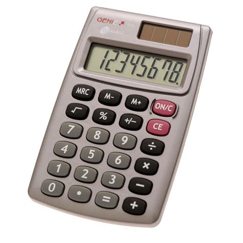 8 Digit Digital Lcd Pocket Calculator with Solar Powered | ABN