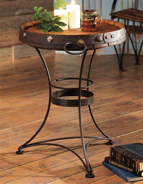8 Rustic Wood And Wrought Iron Coffee Table Photos