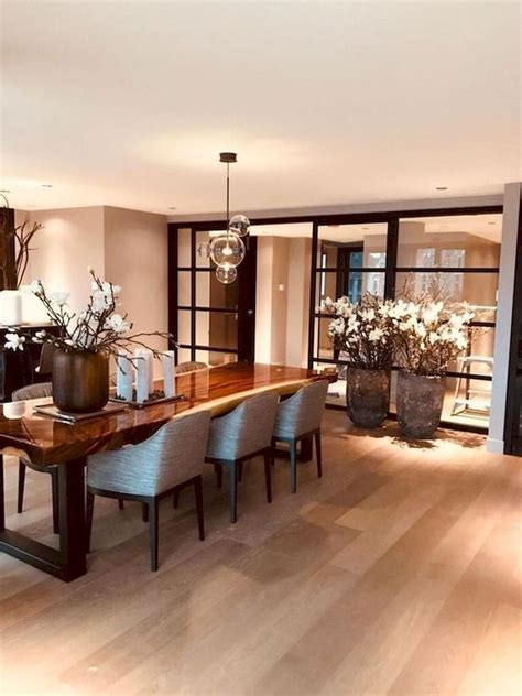 80 Elegant Modern Dining Room Design and Decor Ideas | Comedor de lujo ...