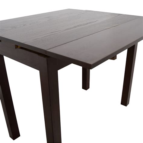 82% OFF   IKEA IKEA Brown Wood Expandable Table / Tables