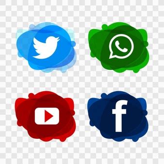 9 iconos de redes sociales | Descargar Vectores gratis