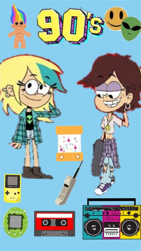 90s style college of Sam and Luna.