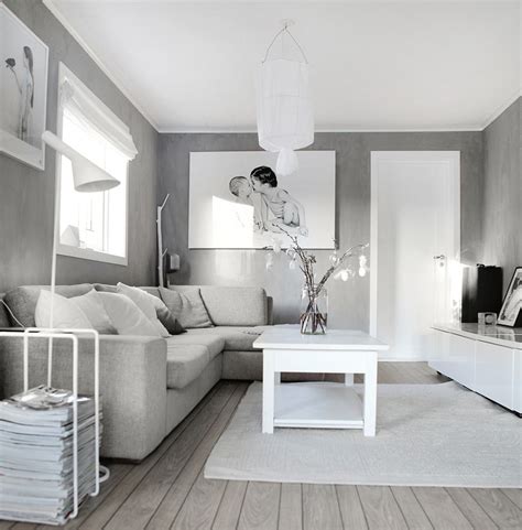99 Beautiful White and Grey Living Room Interior ...