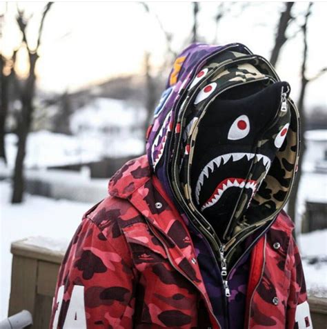 A Bape zip up hoodie, is a classic since it never goes out ...