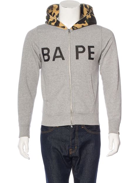 A Bathing Ape Bape Camouflage Trimmed Hoodie   Clothing ...