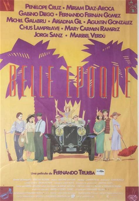 A Belle Epoque 1992 movie poster, French Version, silkscreen,…   Movie ...