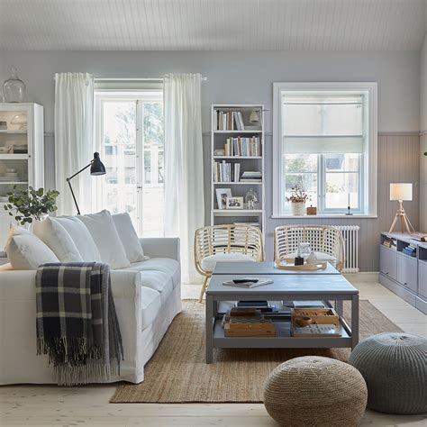 A bright, traditional and coordinated living room   IKEA