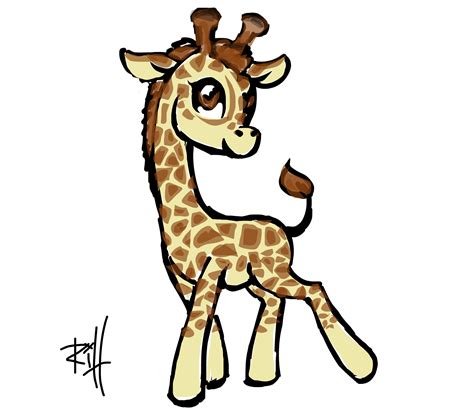 a brony giraffe » drawings » SketchPort | Giraffe drawing ...