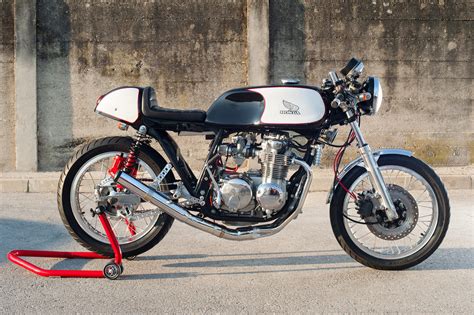 A Classic Honda CB550 Cafe Racer