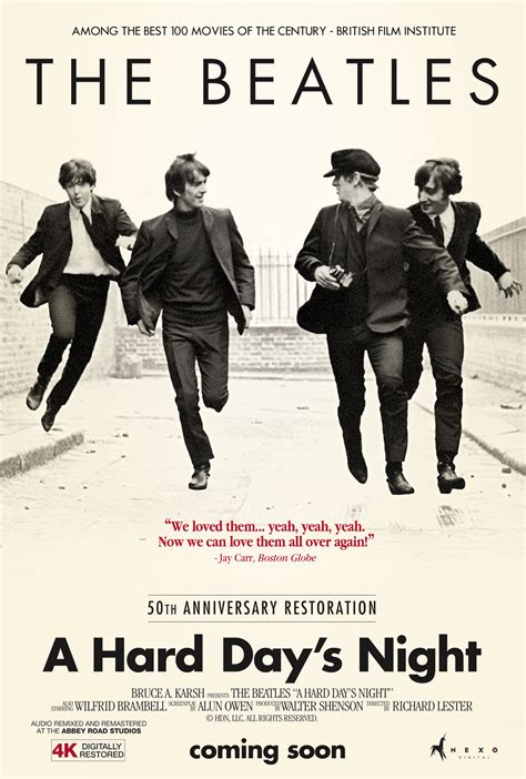A Hard Day s Night  película  de los Beatles cumple 52 ...